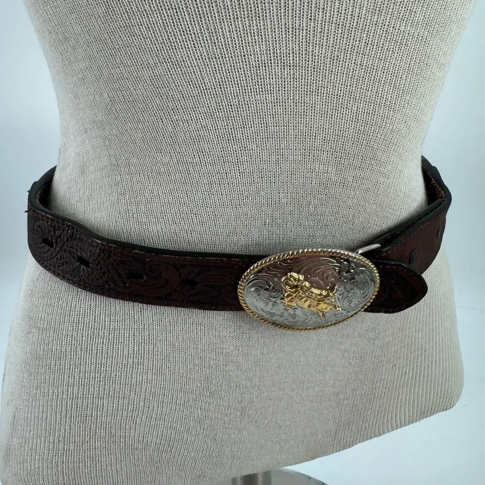Vintage small western belt